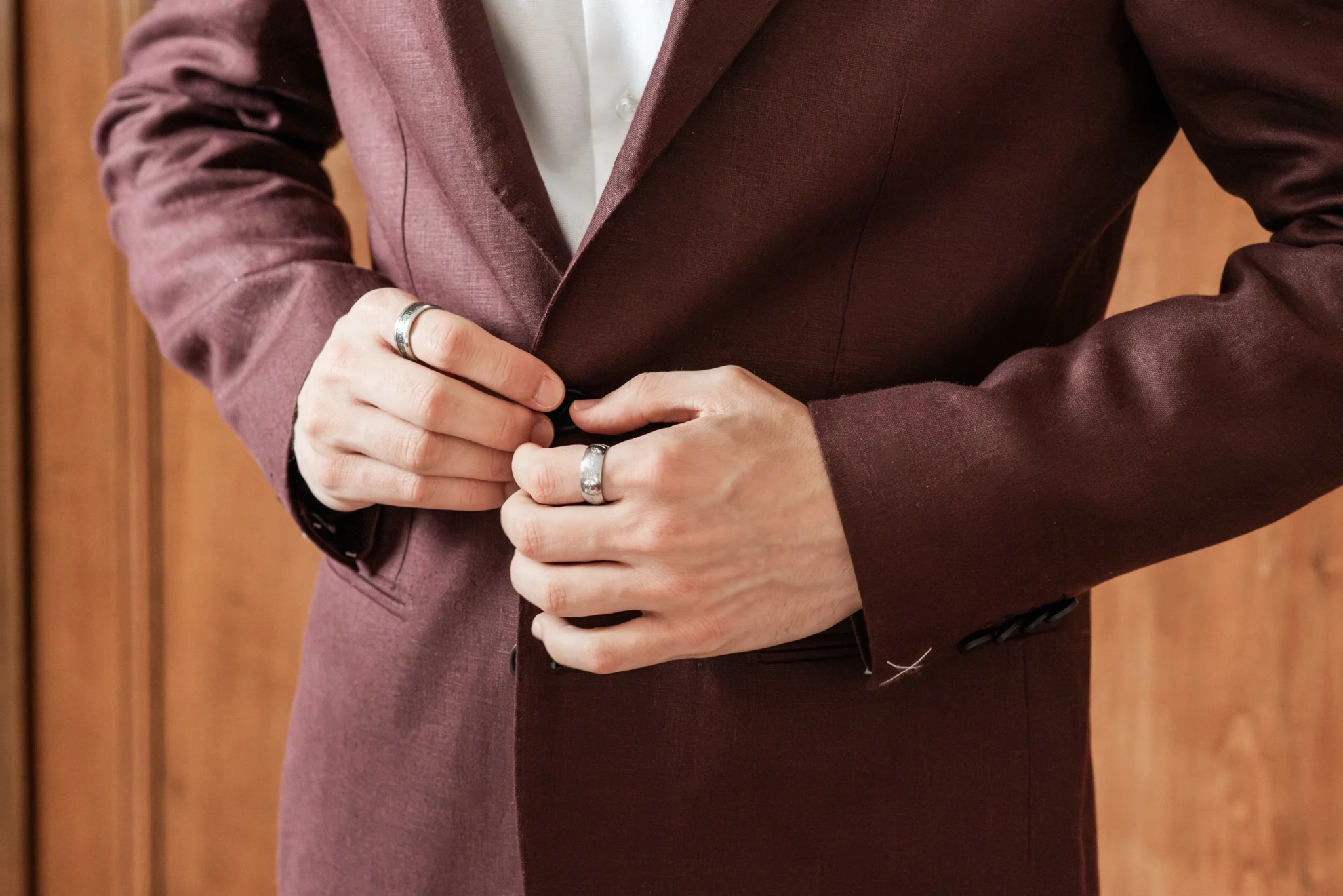 Les préparatifs du Marié lors du Mariage à orléans de J&N