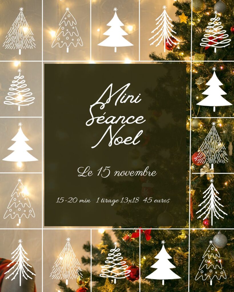 Mini séance photo de Noel à orléans. Sur réservation le 15-11-25